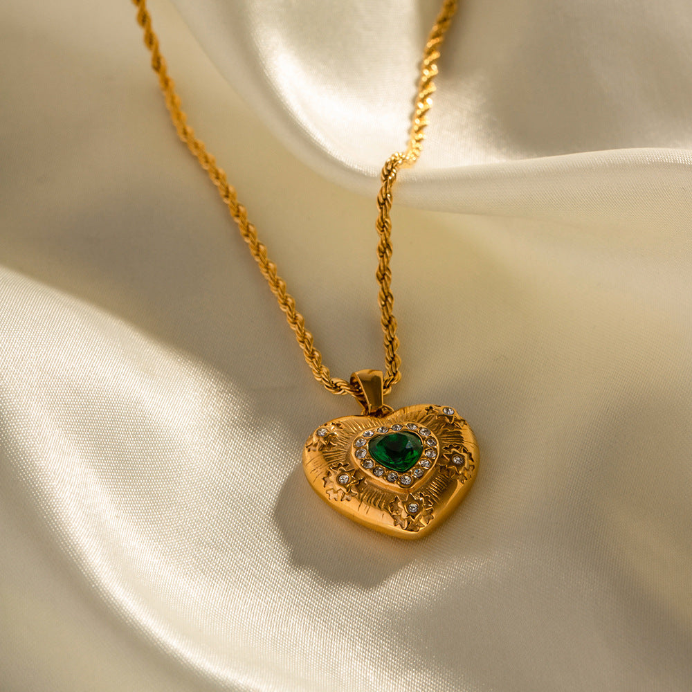 Caelus Gold Herz Necklace