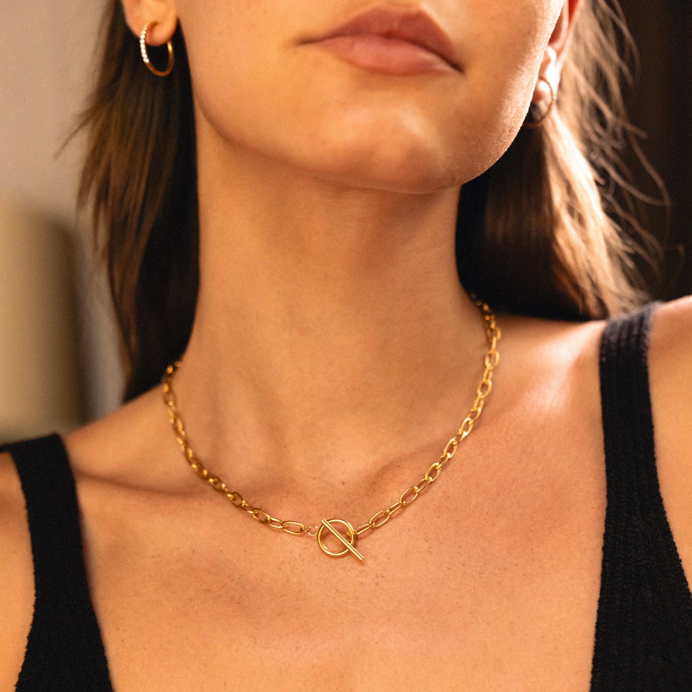 Paperclip Toggle Choker-Maison Doré