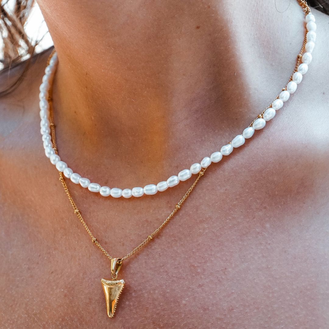 Süßwasserperlen Choker-Maison Doré
