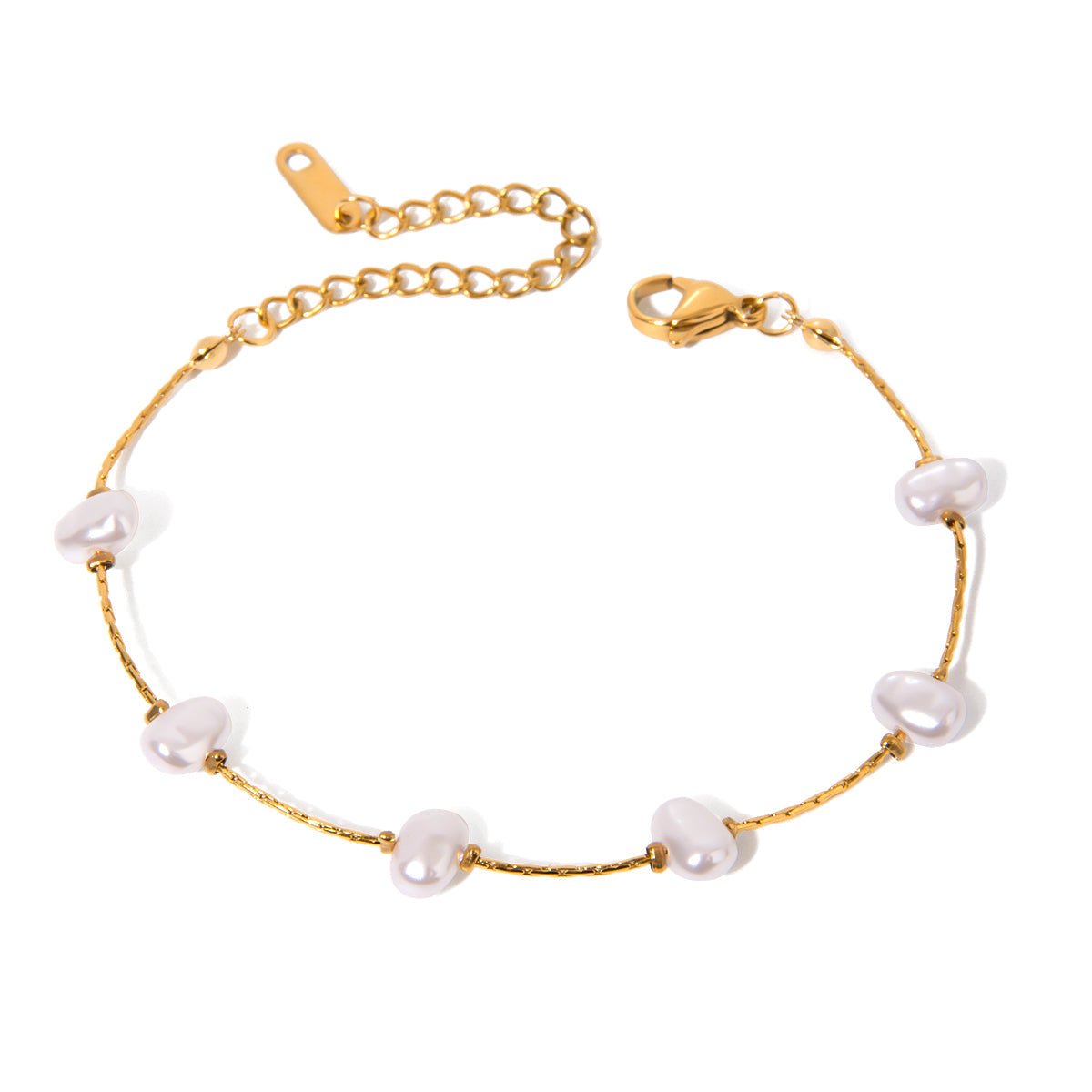 Nuvia Perlenarmband | 18K Gold-Maison Doré