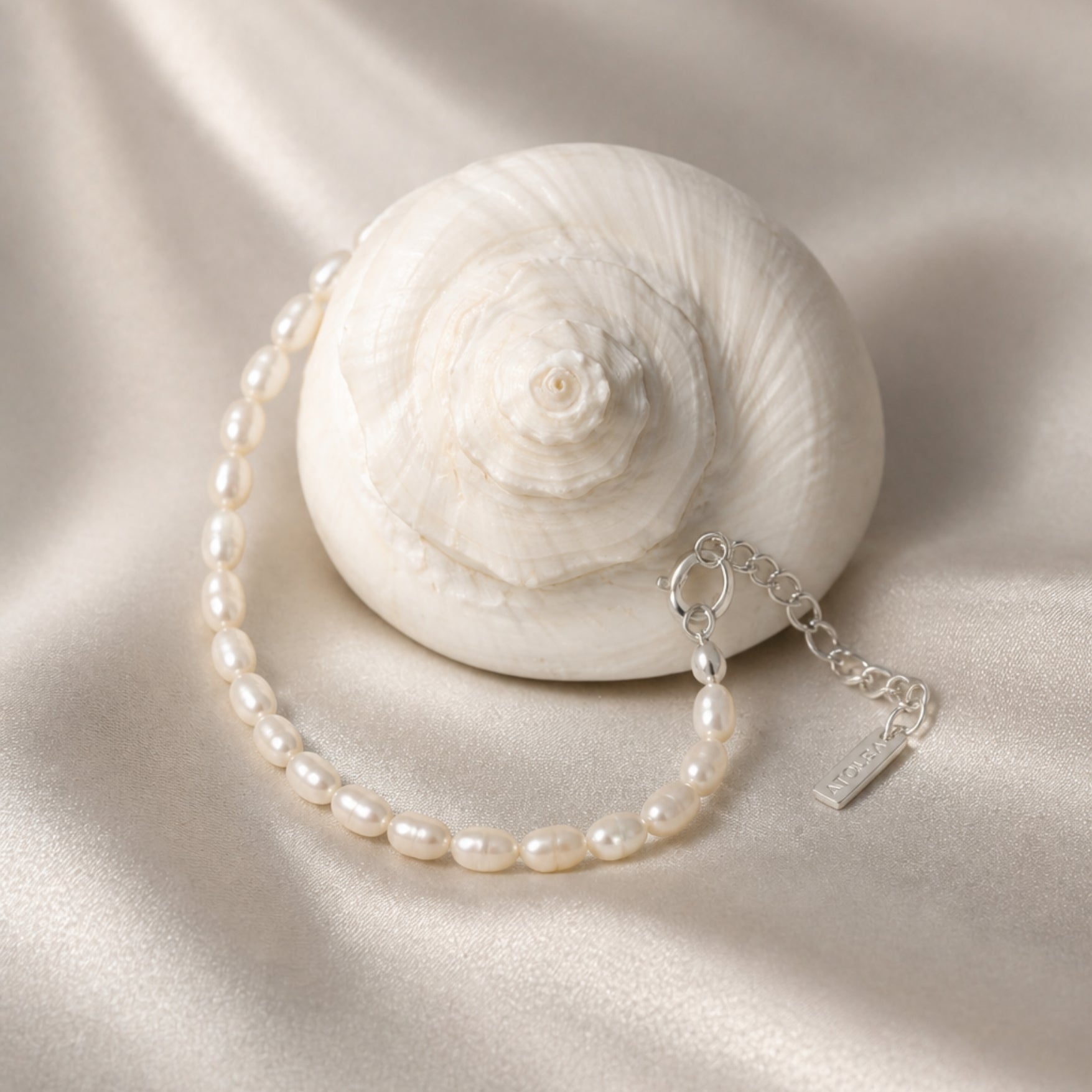 Süßwasserperlenarmband-Maison Doré
