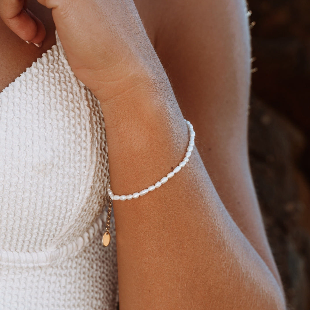 Süßwasserperlenarmband-Maison Doré