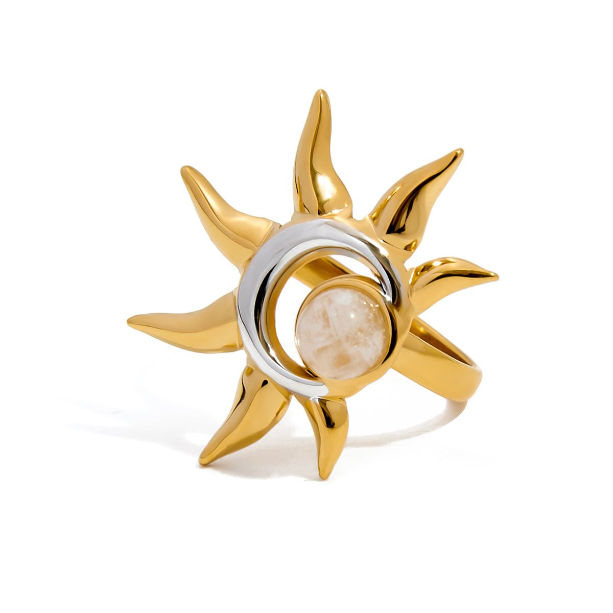 Ilaria Sol Ring | 18K Gold-Maison Doré