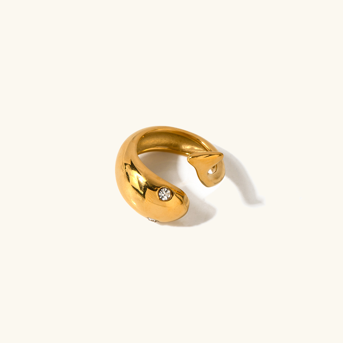 Etta Gold Schlangenring-Maison Doré