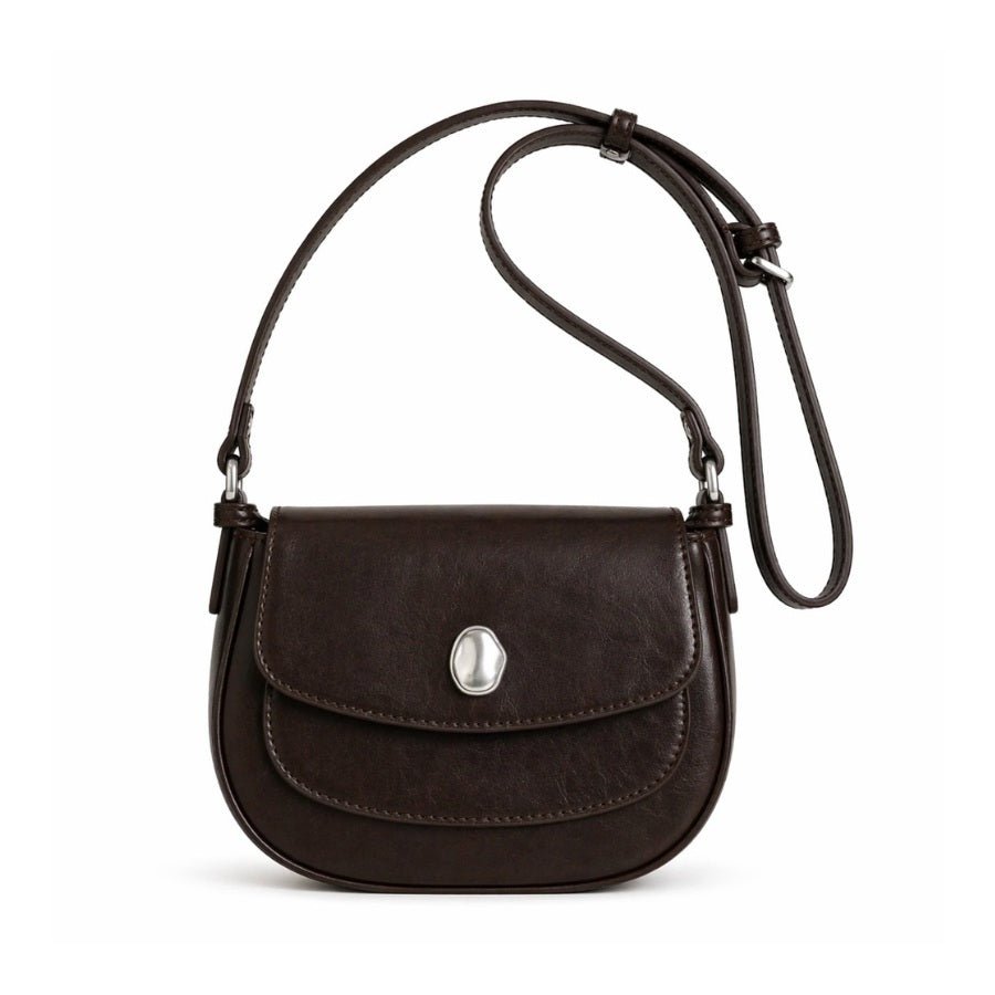 Rhea-Schultertasche Espresso-Maison Doré