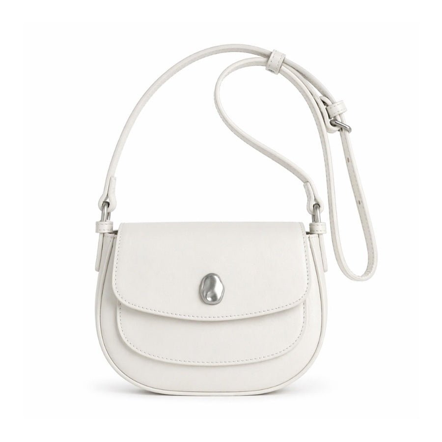 Rhea Schultertasche Weiß-Maison Doré