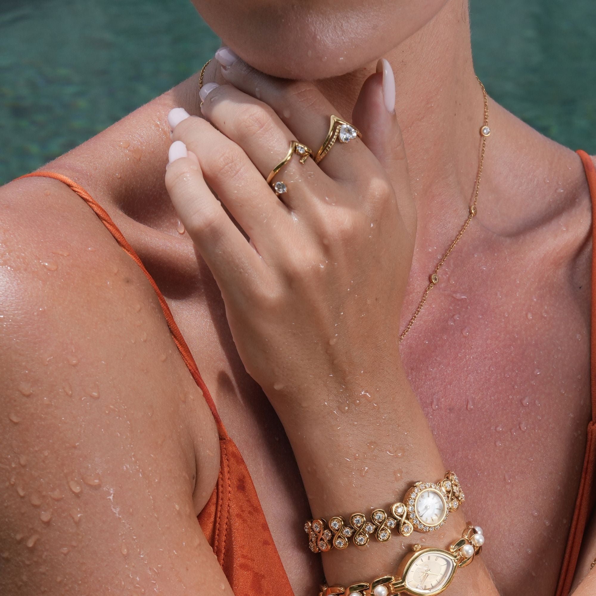 Ivelisse Solitärring | 18K Gold-Maison Doré