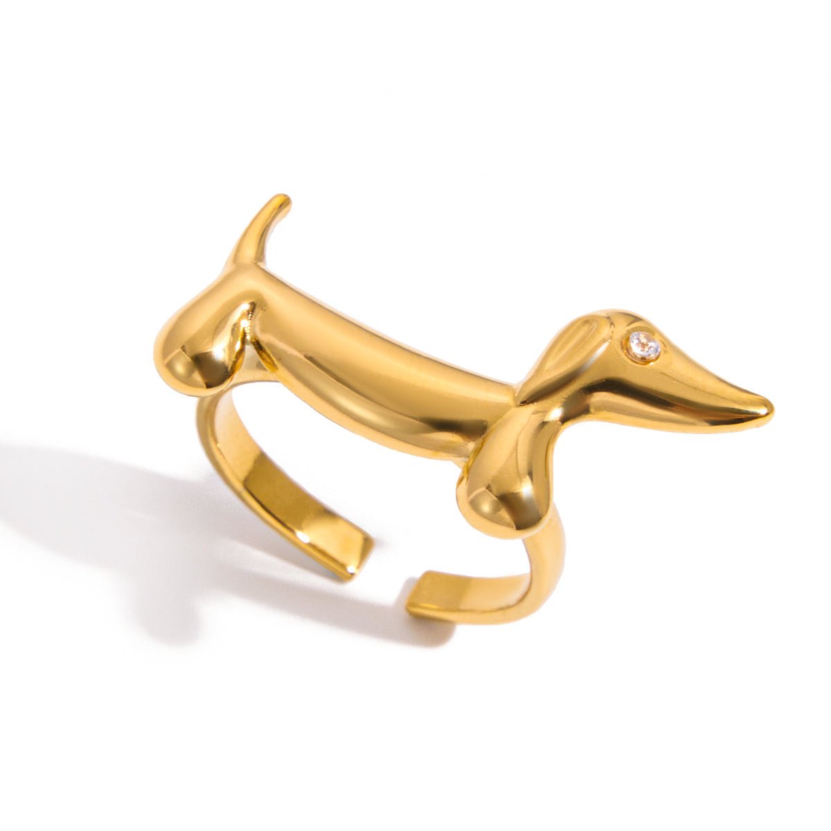 Thessalien Dackelring 18K Gold-Maison Doré