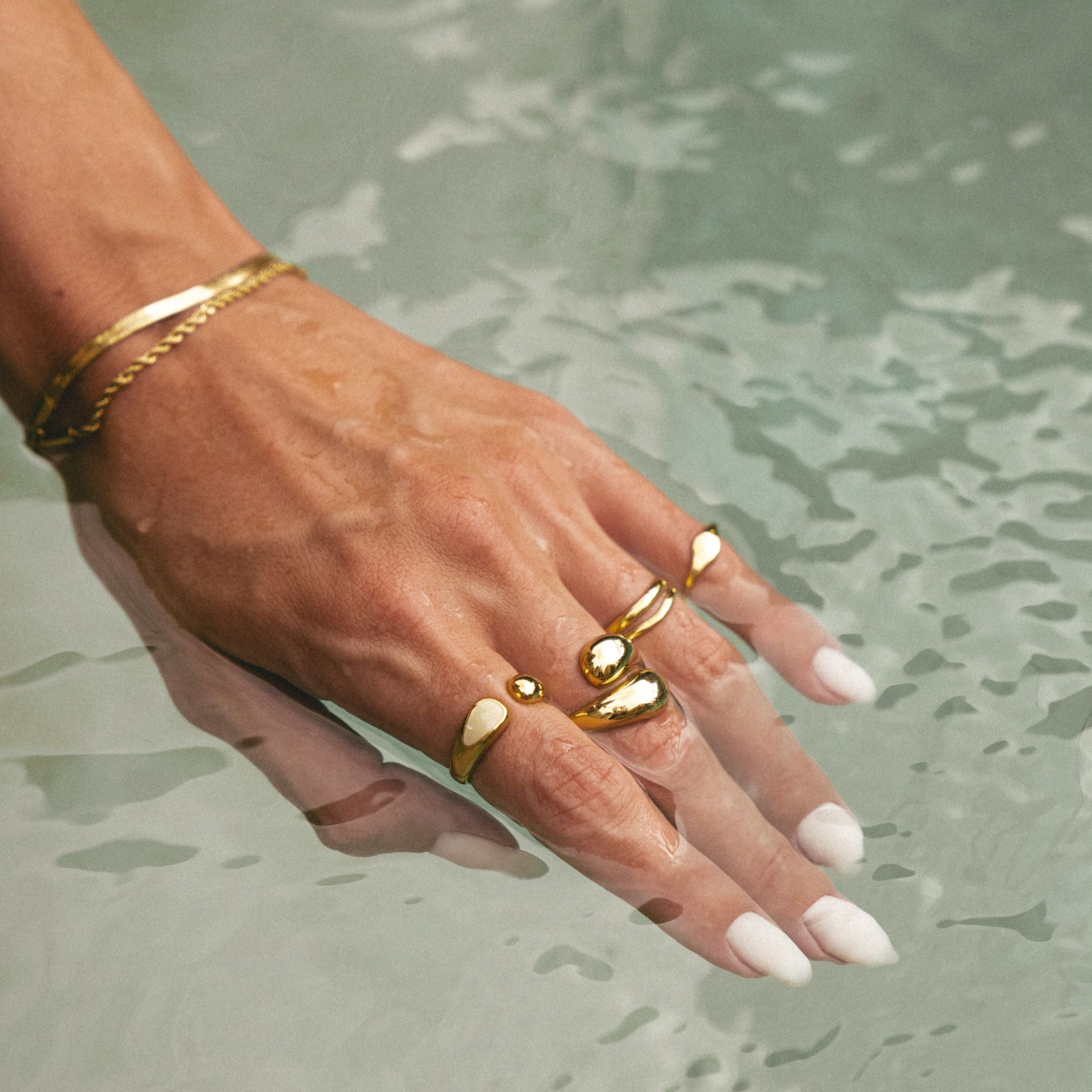 Doppelter Twist Ring-Maison Doré