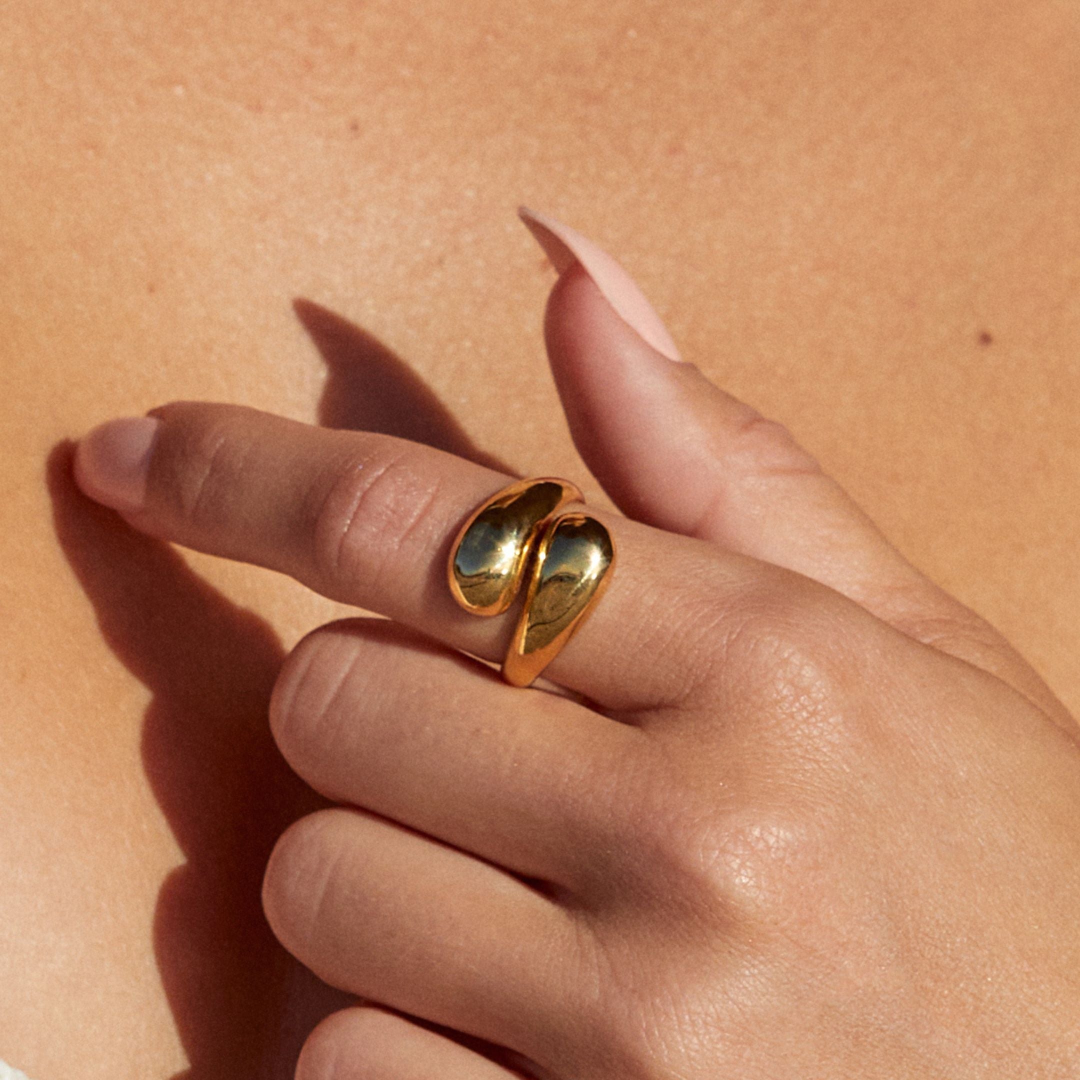 Doppelter Twist Ring-Maison Doré