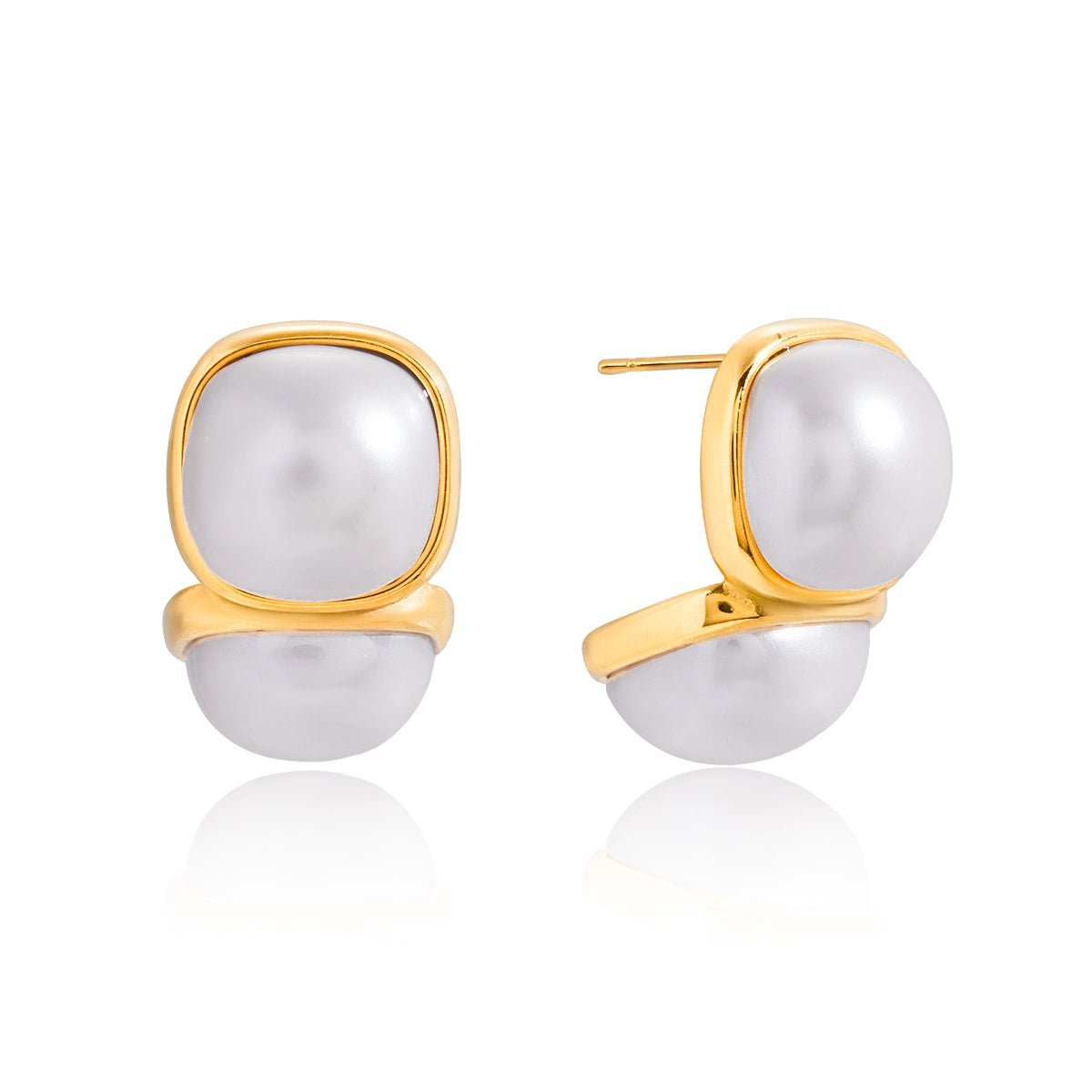 Valine Ohrringe | 18K Gold-Maison Doré