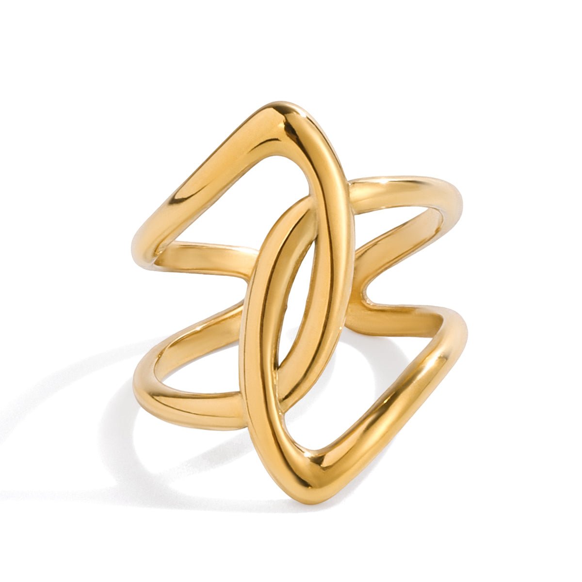 Verity Lus Ring | 18K Gold-Maison Doré