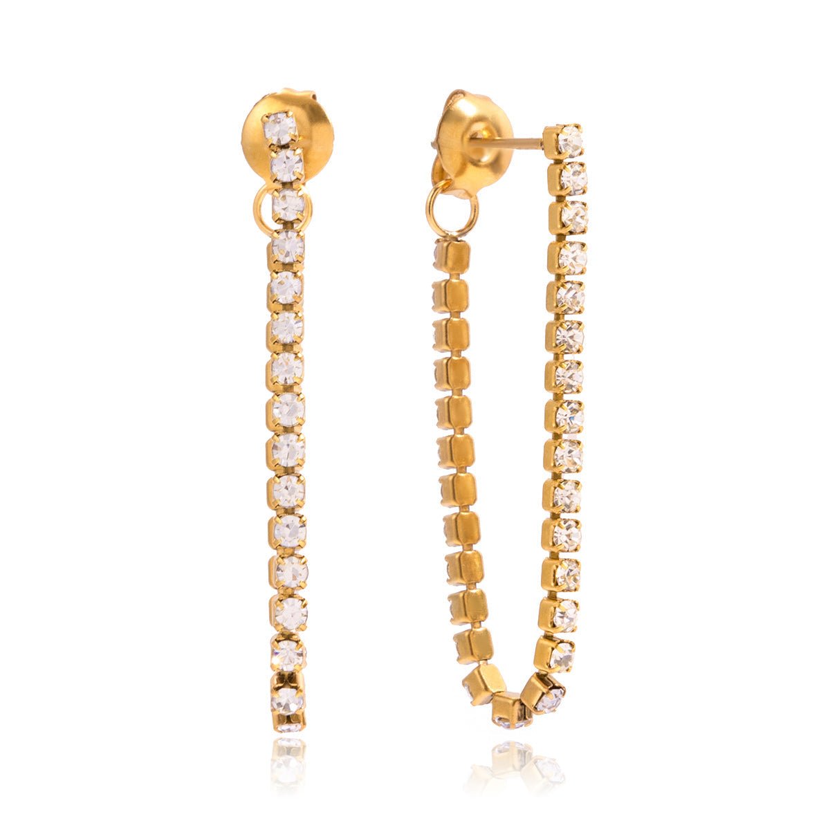 Virelle Anhänger Ohrringe | 18K Gold-Maison Doré