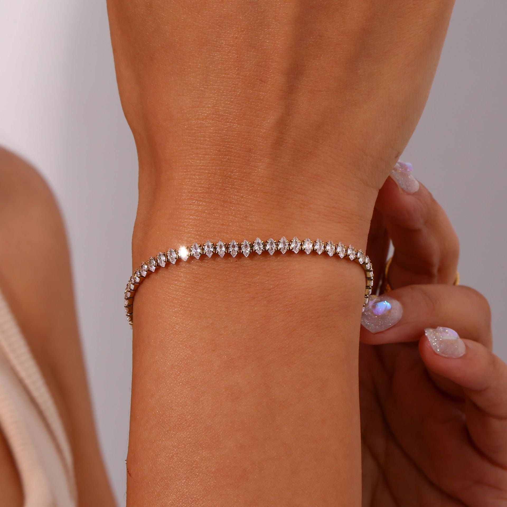 Wisteria Diamant Tennisarmband-Maison Doré