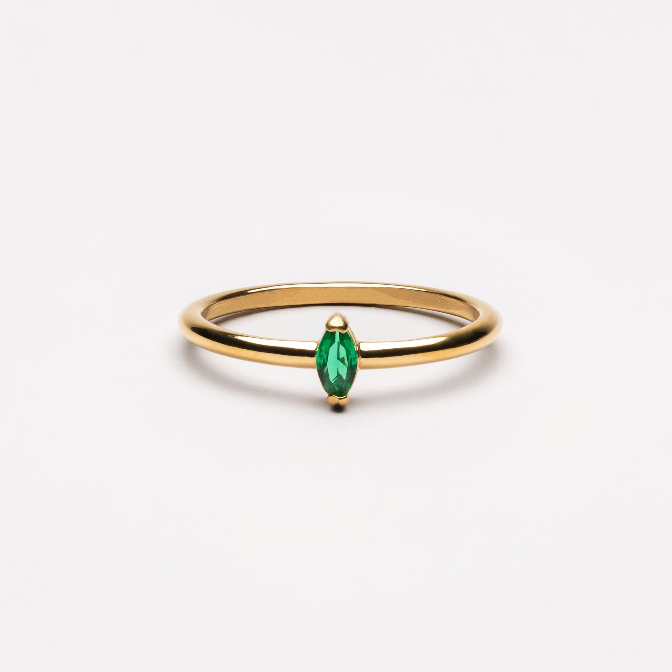 Zierlicher Smaragd-Ring-Maison Doré