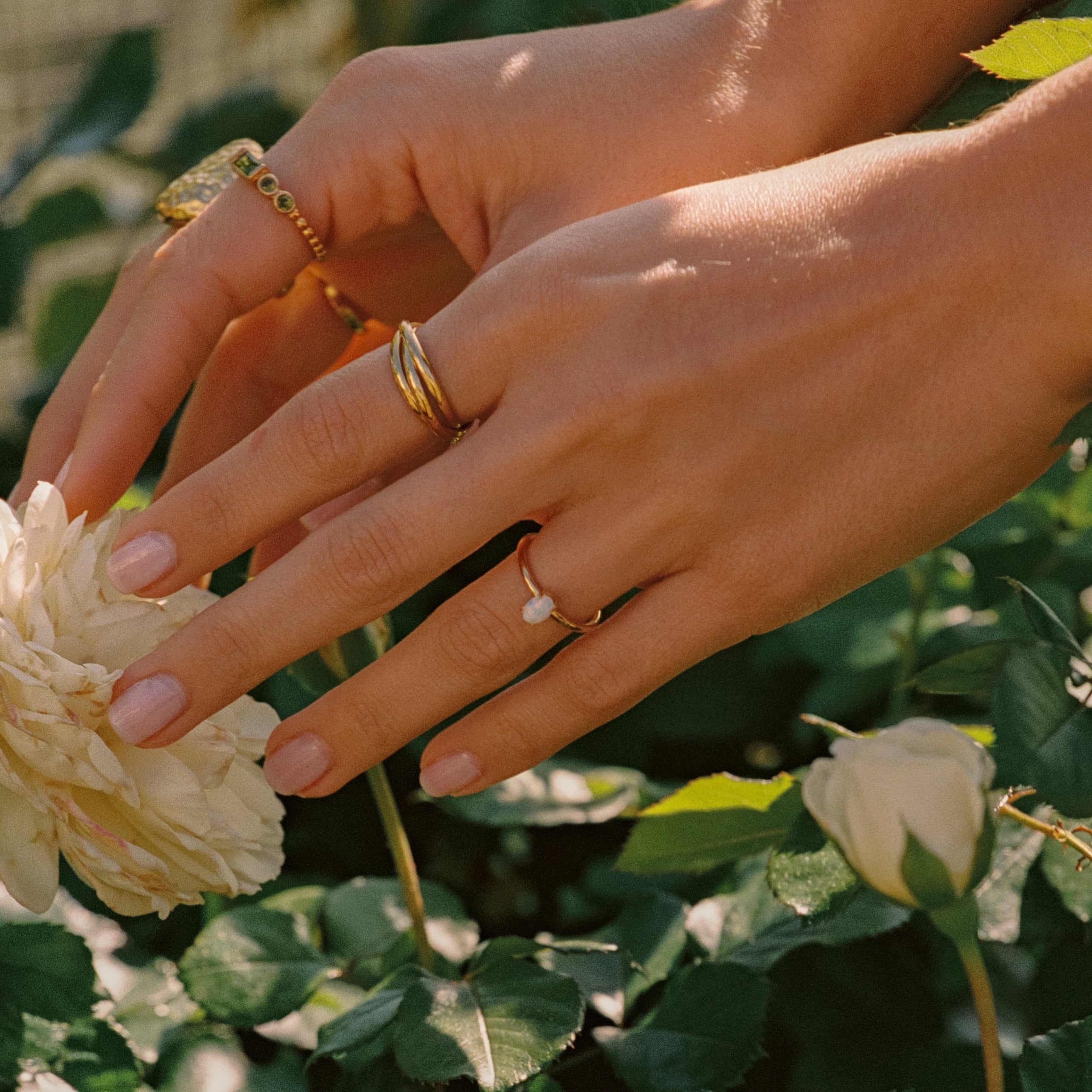 Ovaler Opalring