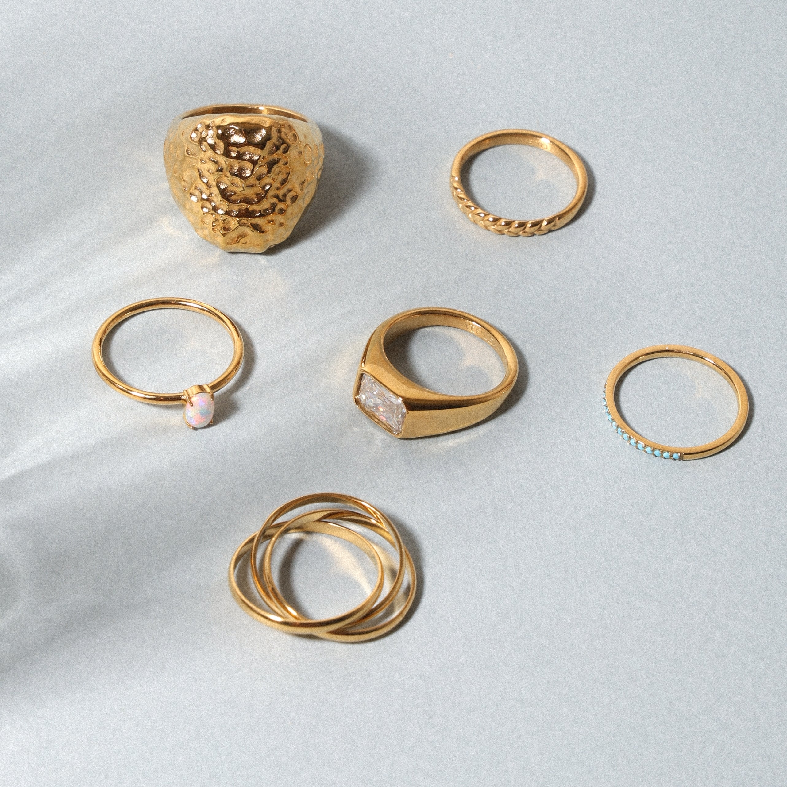 Türkisfeiner Ring