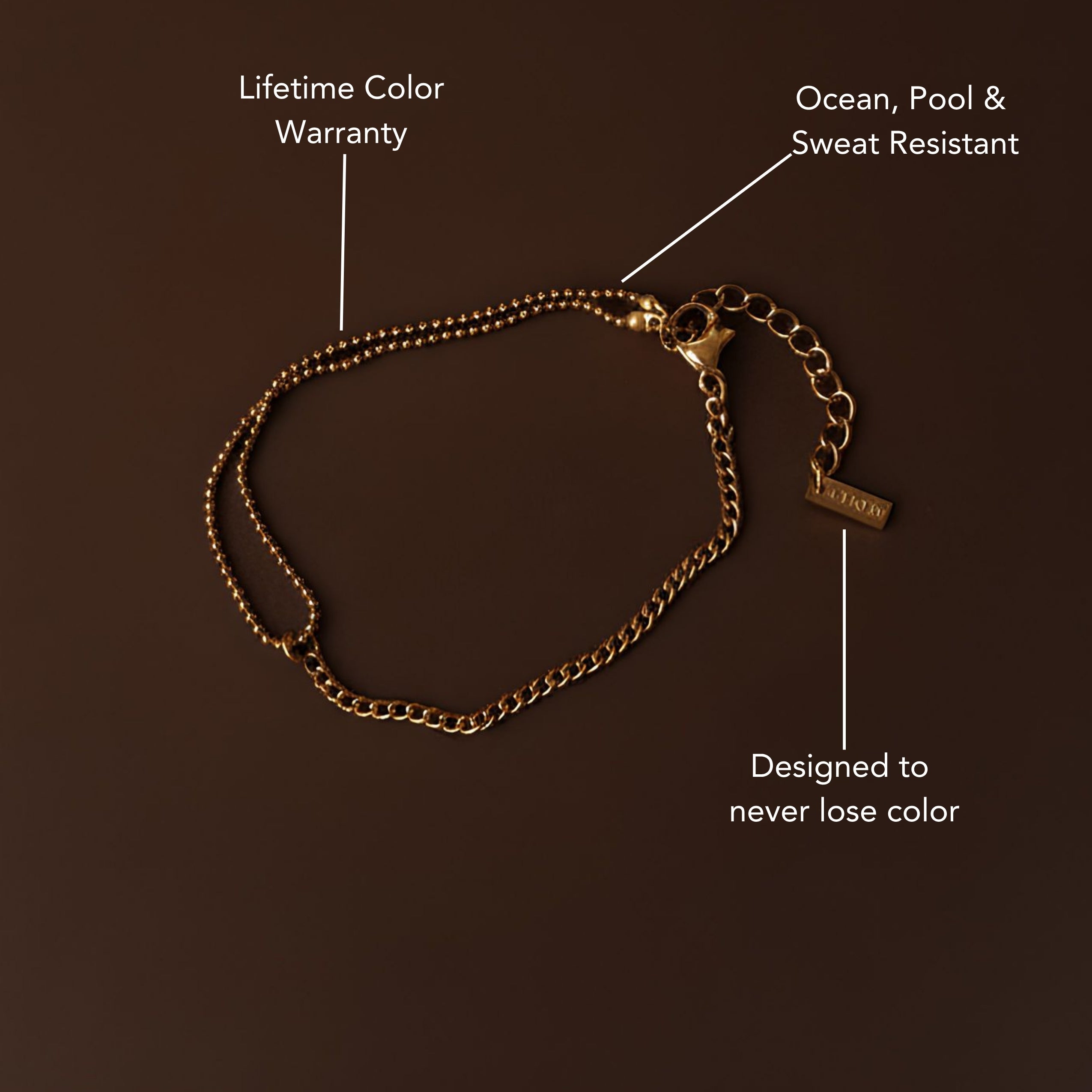 Doppeltes Trouble Armband