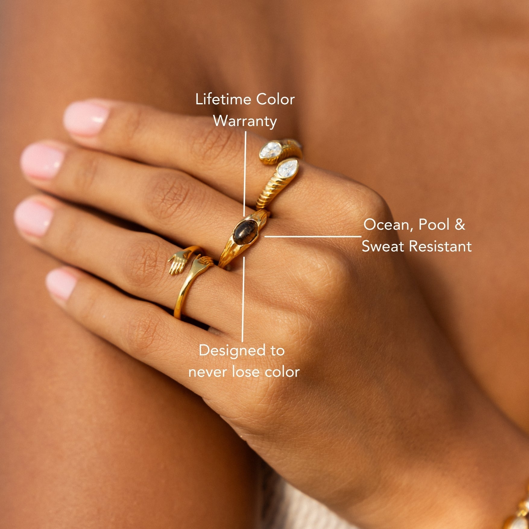Tigerauge Ring