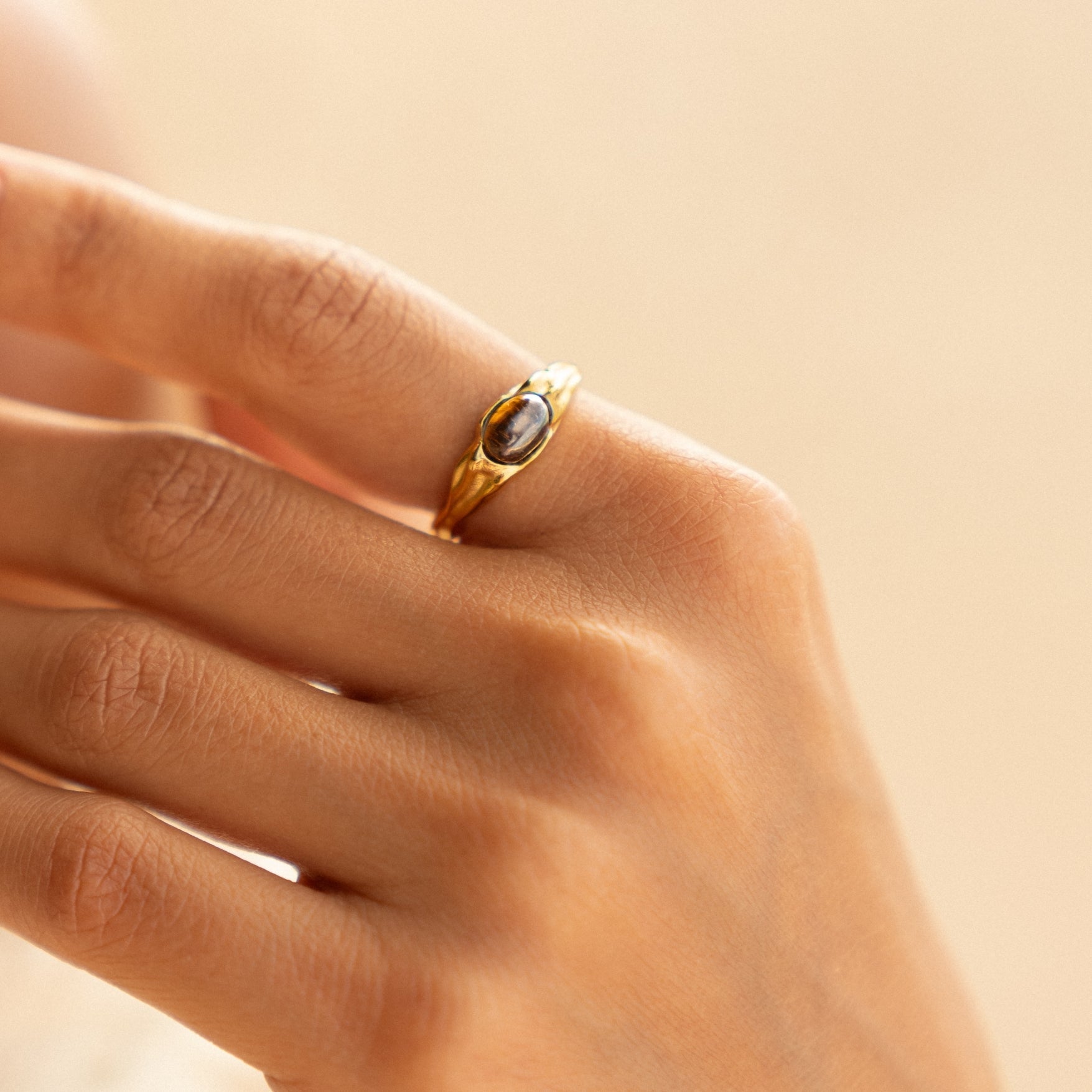 Tigerauge Ring