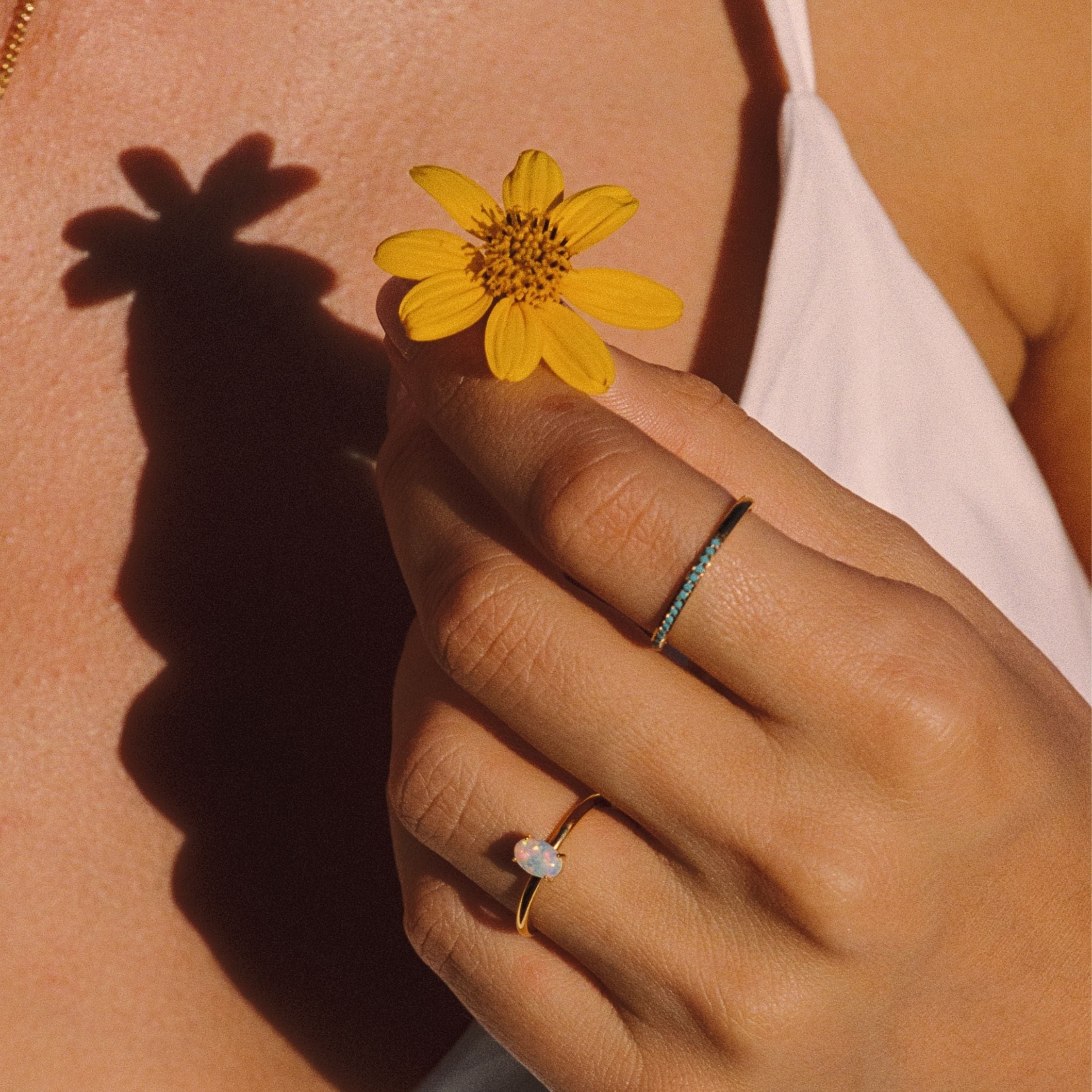 Türkisfeiner Ring