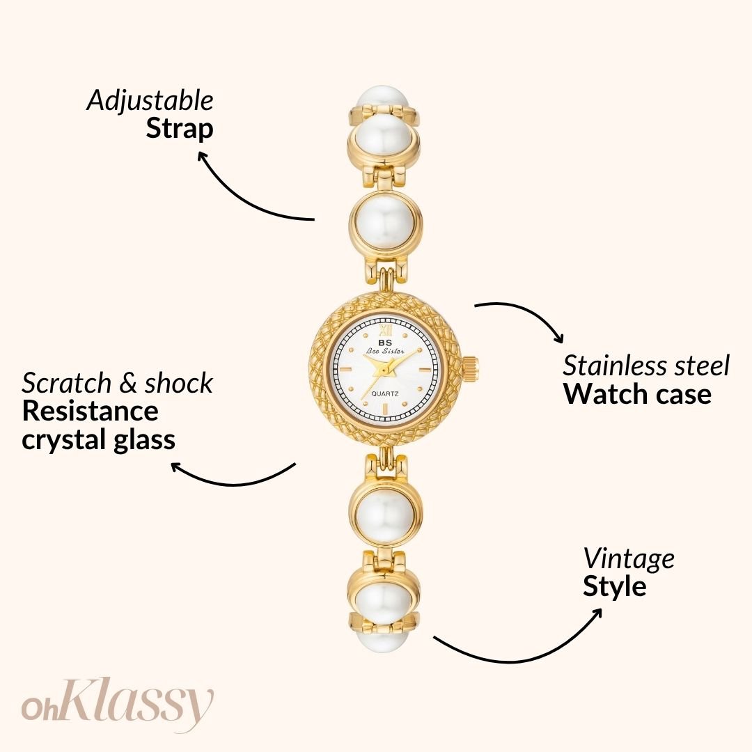 Dahlie | Weiß Gold