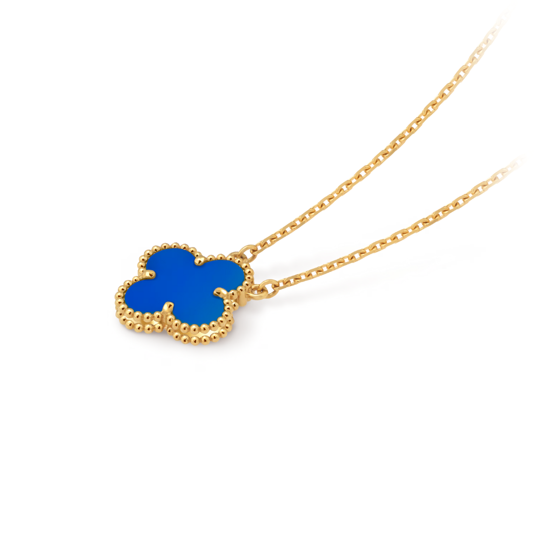 CLOVER | Blauer Halskette