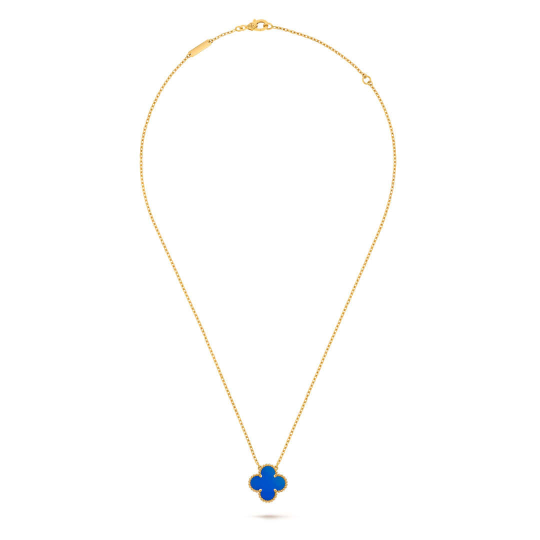 CLOVER | Blauer Halskette
