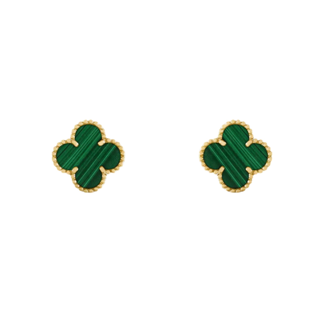 CLOVER | Grüne Ohrringe
