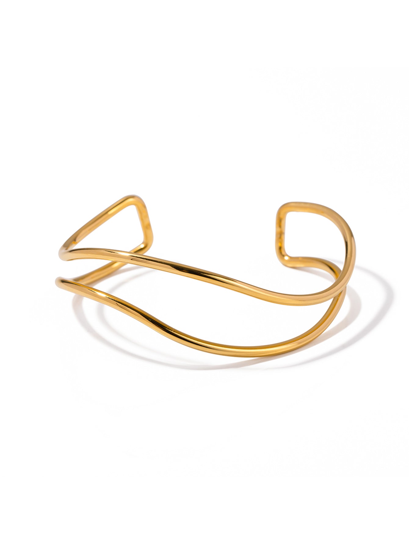 Adelia Flow Armreif 18K Gold-Maison Doré