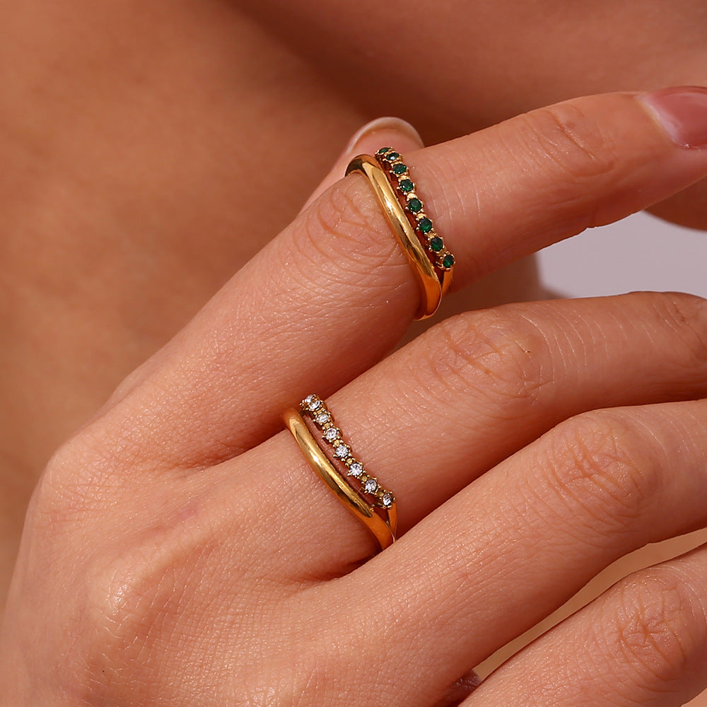 Adeline Goldring mit Diamant-Simulant-Maison Doré