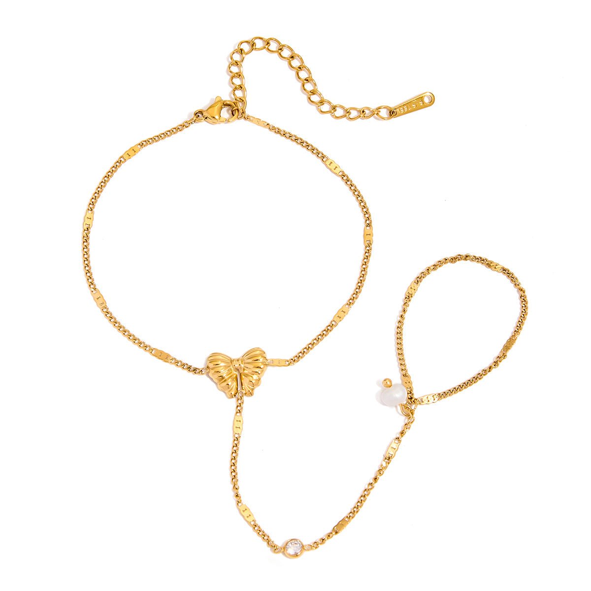 Alana Schleifen-Armband | 18K Gold-Maison Doré