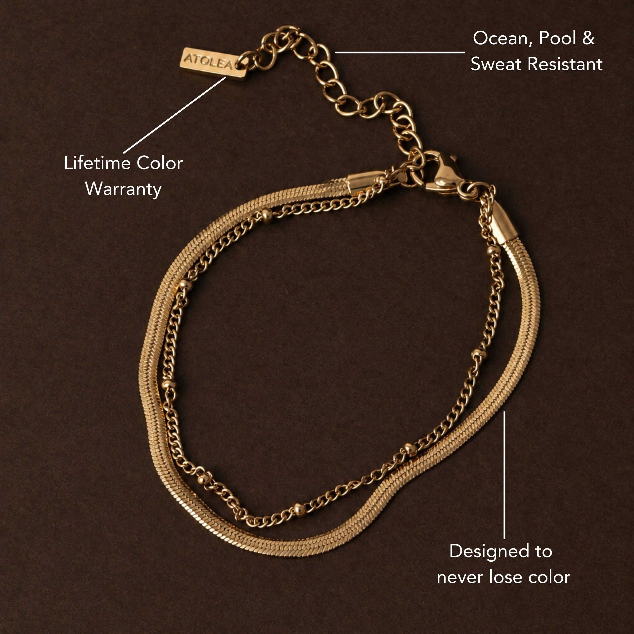 Alltags-Lagenarmband-Maison Doré