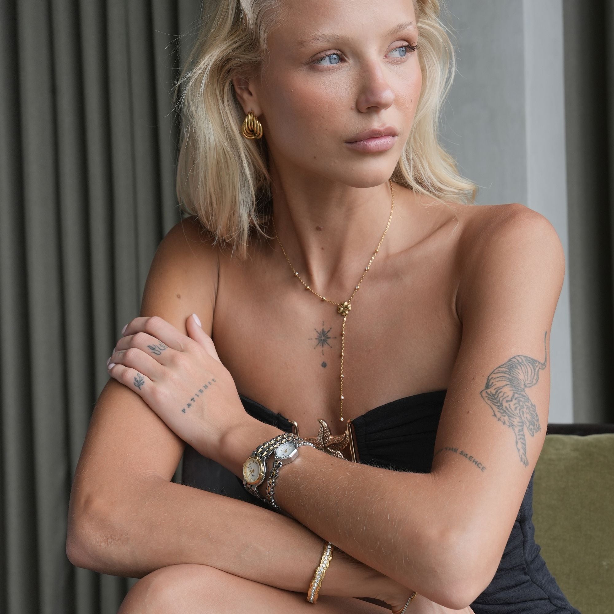 Arleth Lariat-Kette-Maison Doré