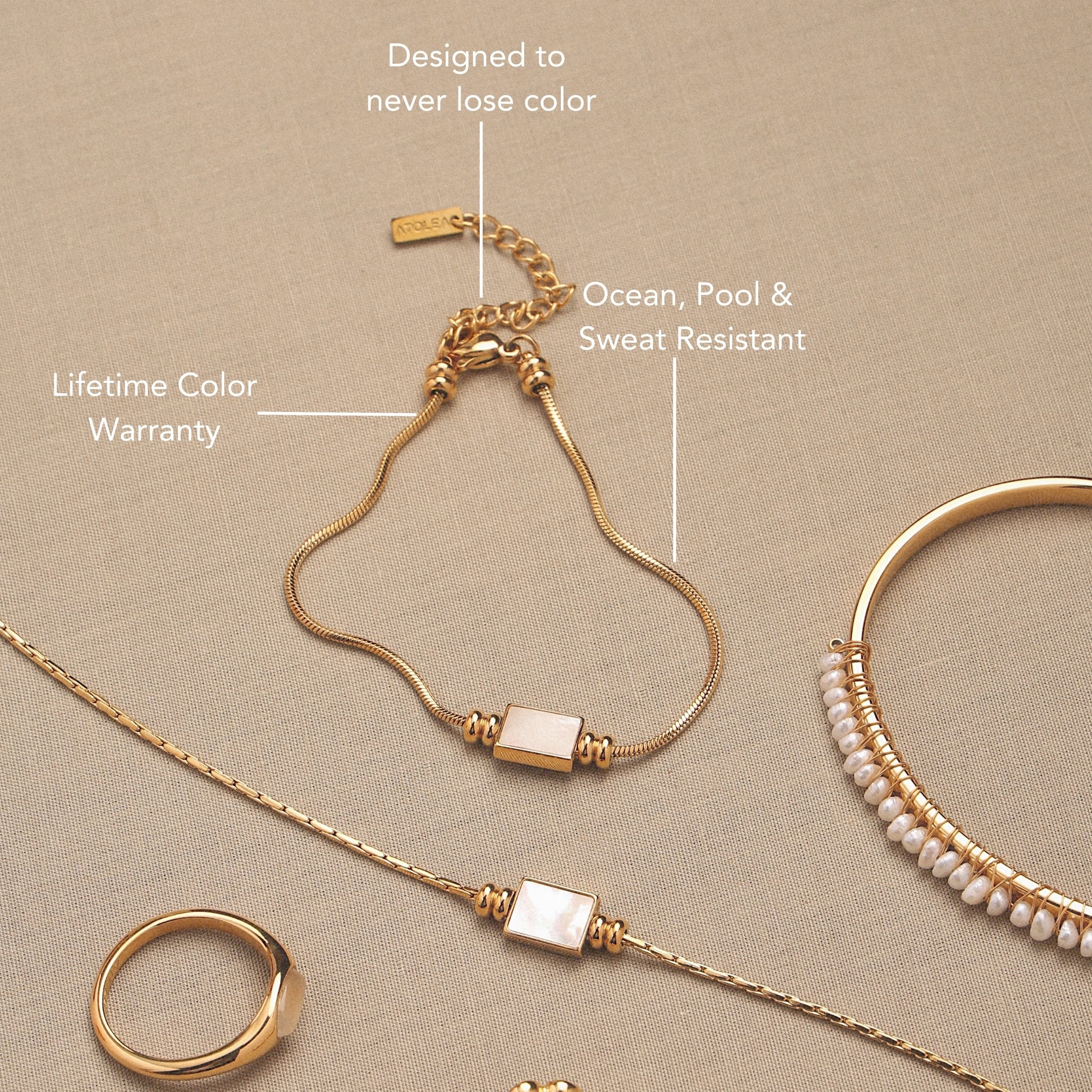 Lune Armband-Maison Doré