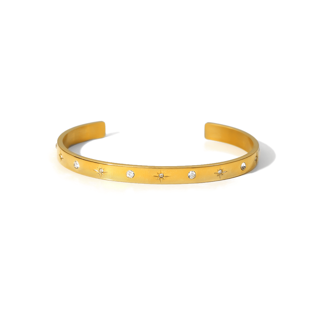 Astra Star Armreif | 18K Gold-Maison Doré