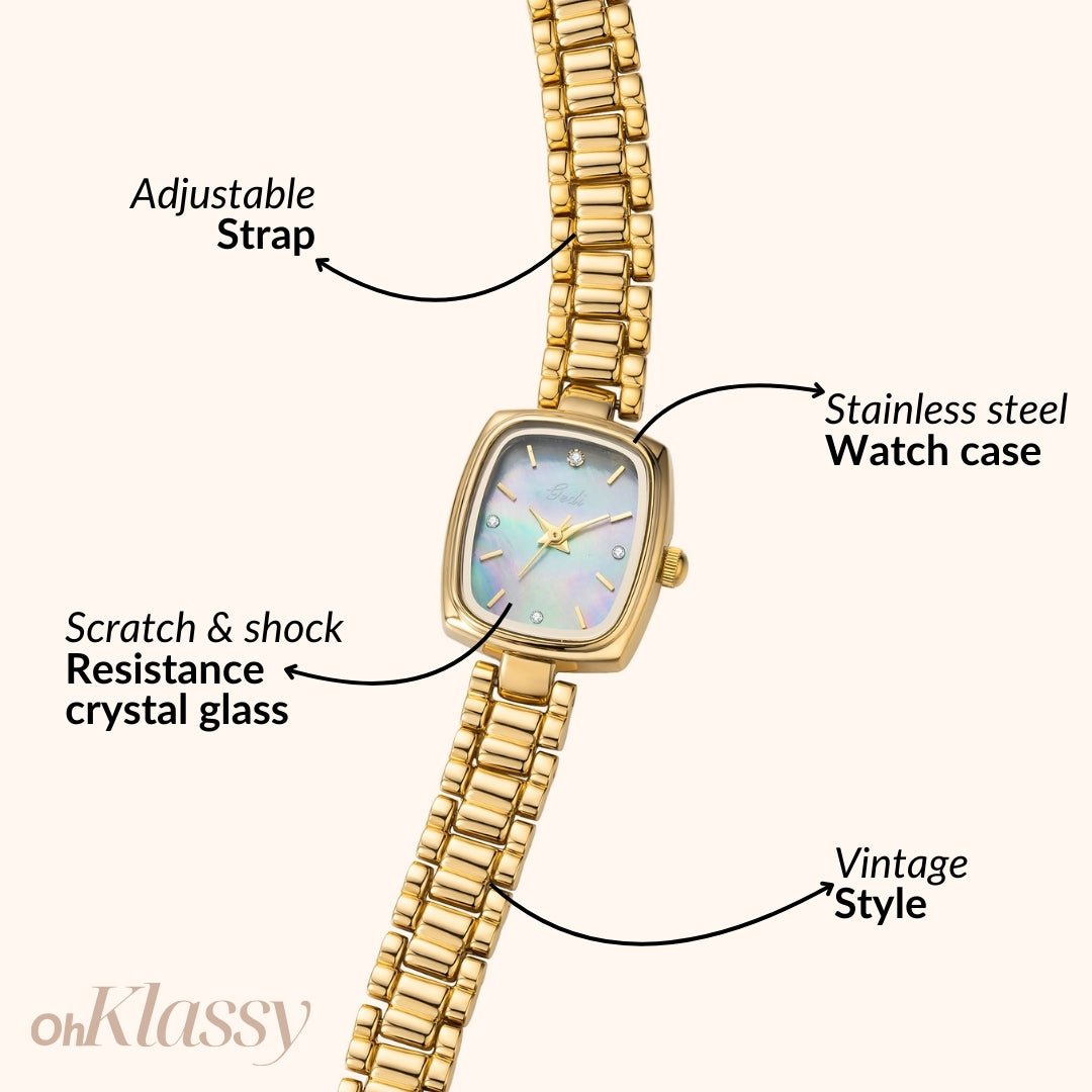 Aurora Uhr | Goldene Perle-Maison Doré