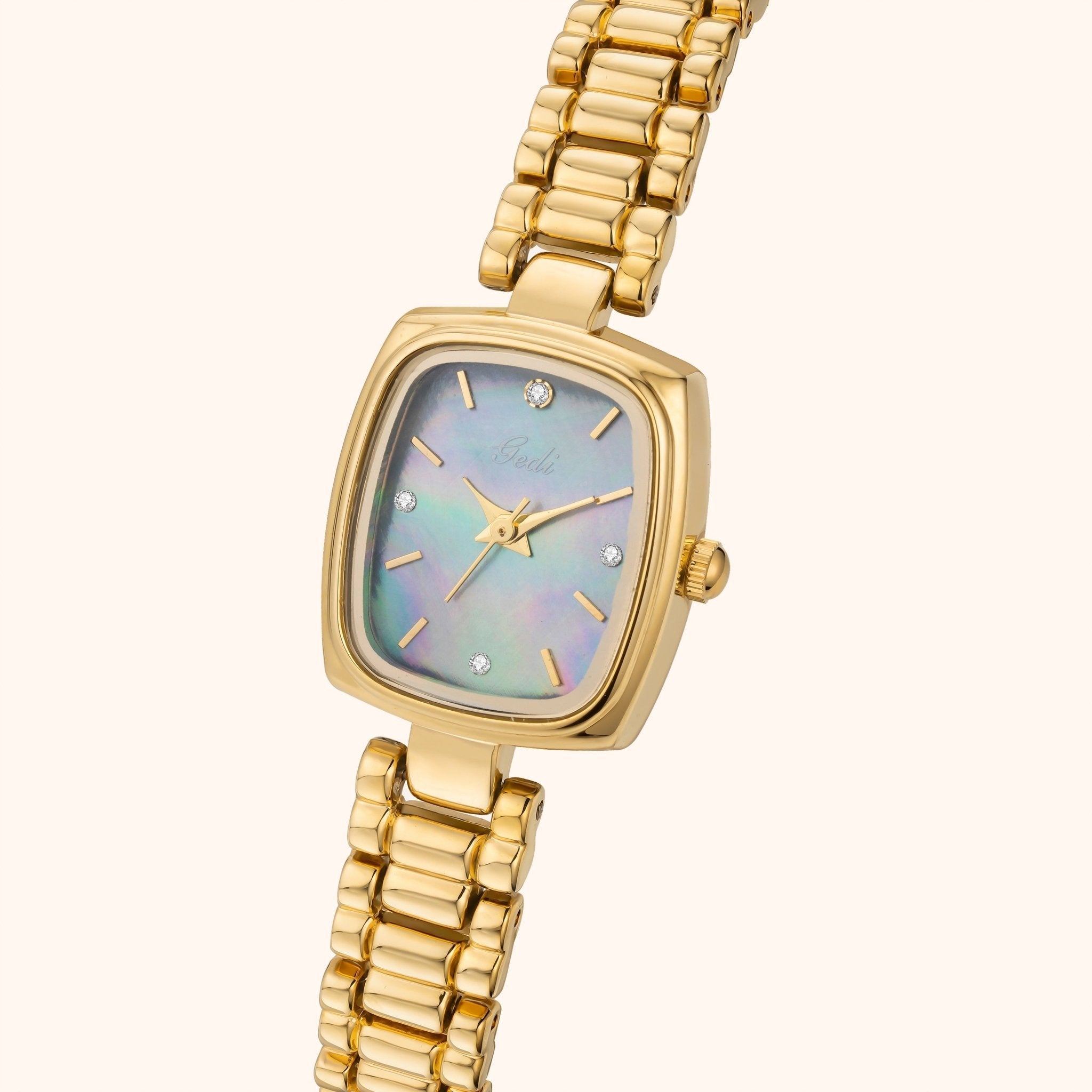 Aurora Uhr | Goldene Perle-Maison Doré