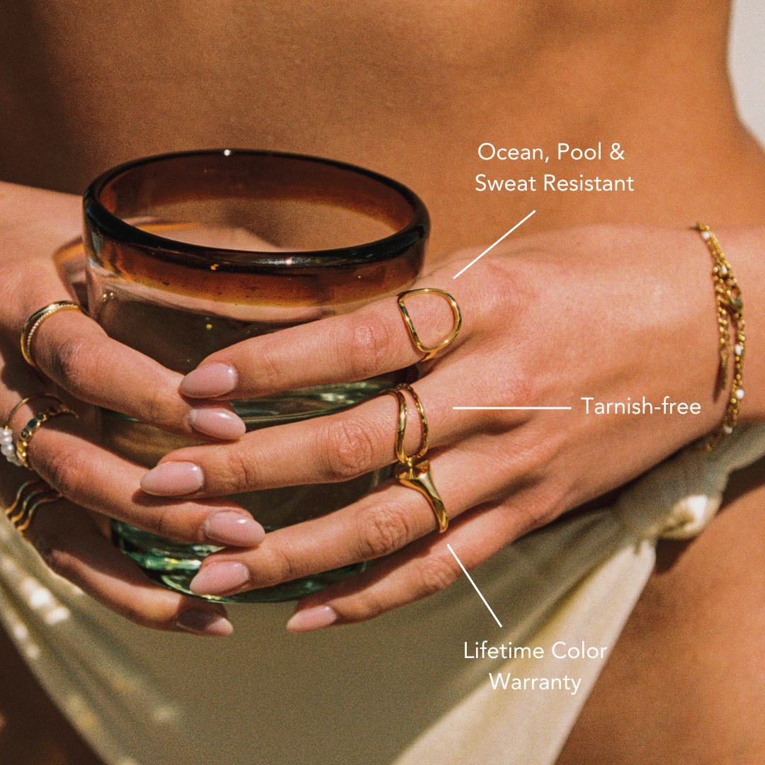 "Bahïa" Ovaler Ring-Maison Doré