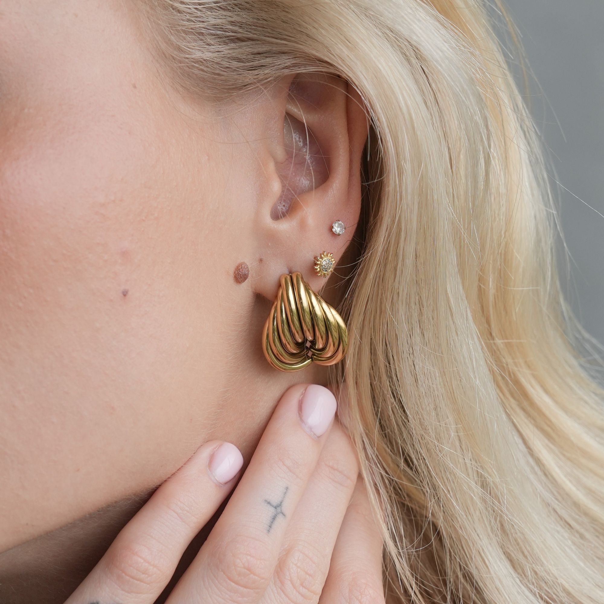 Bella Statement Ohrringe | 18K Gold-Maison Doré