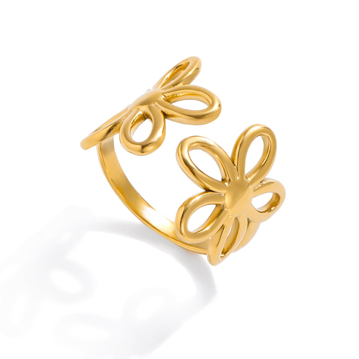 Eirlys Blütenring 18K Gold-Maison Doré