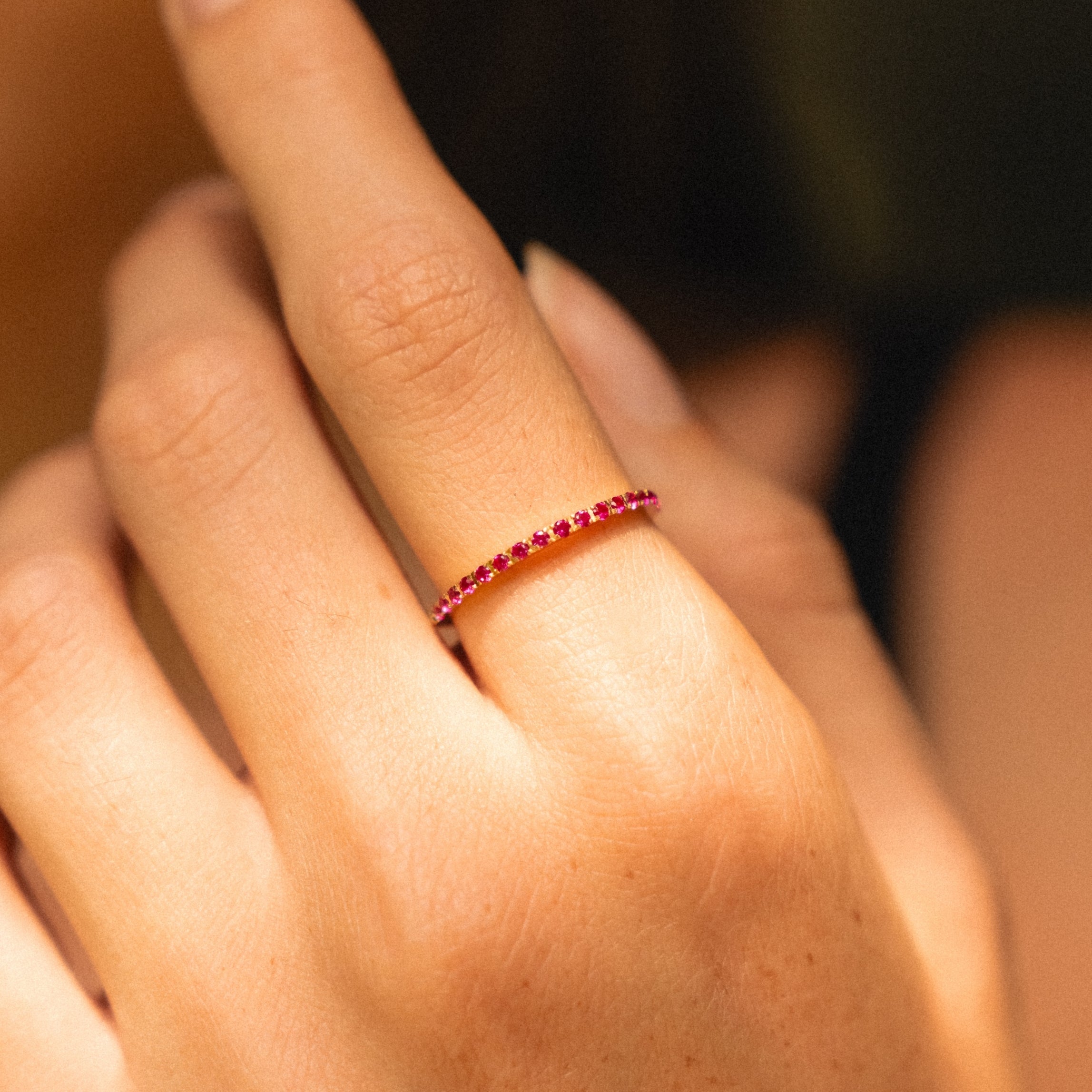 „Bordeaux“ Dünner Ring-Maison Doré