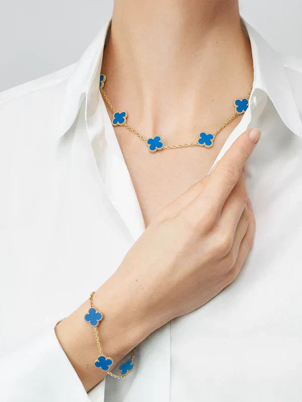 CLOVER | Blaue Armbanduhr-Maison Doré