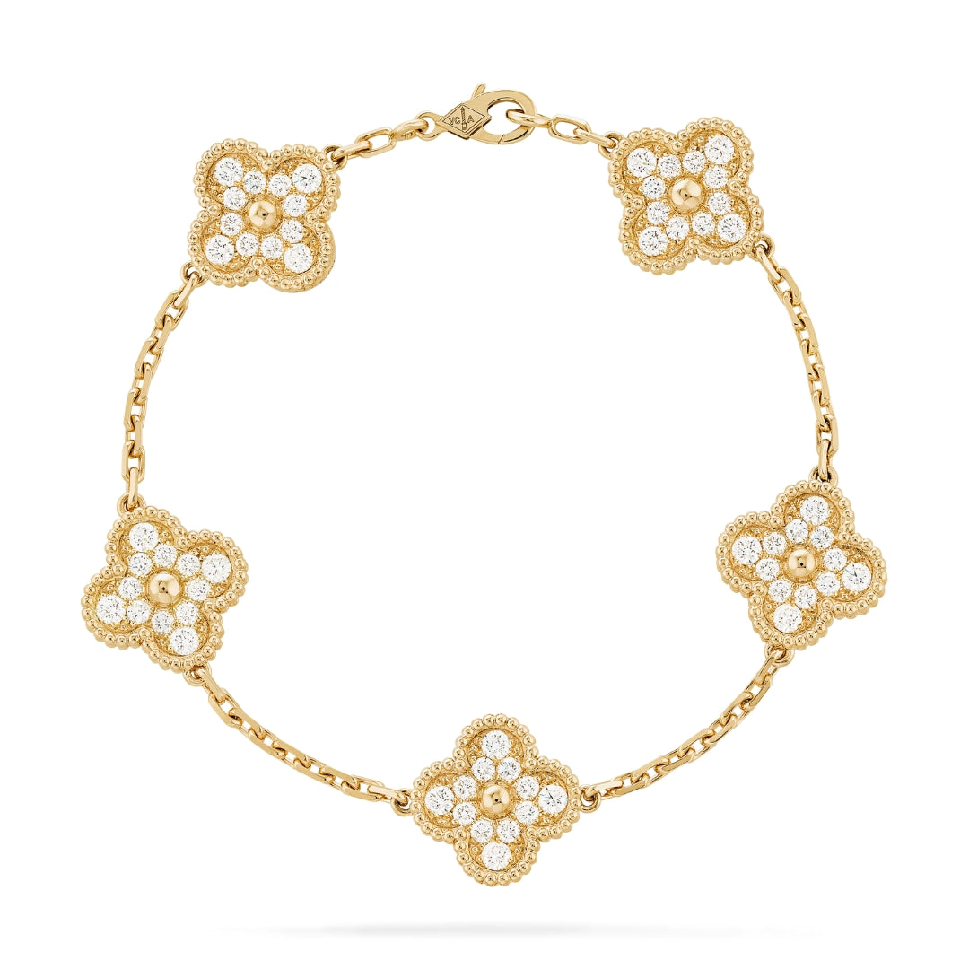 CLOVER | Goldene Prestige-Armband-Maison Doré