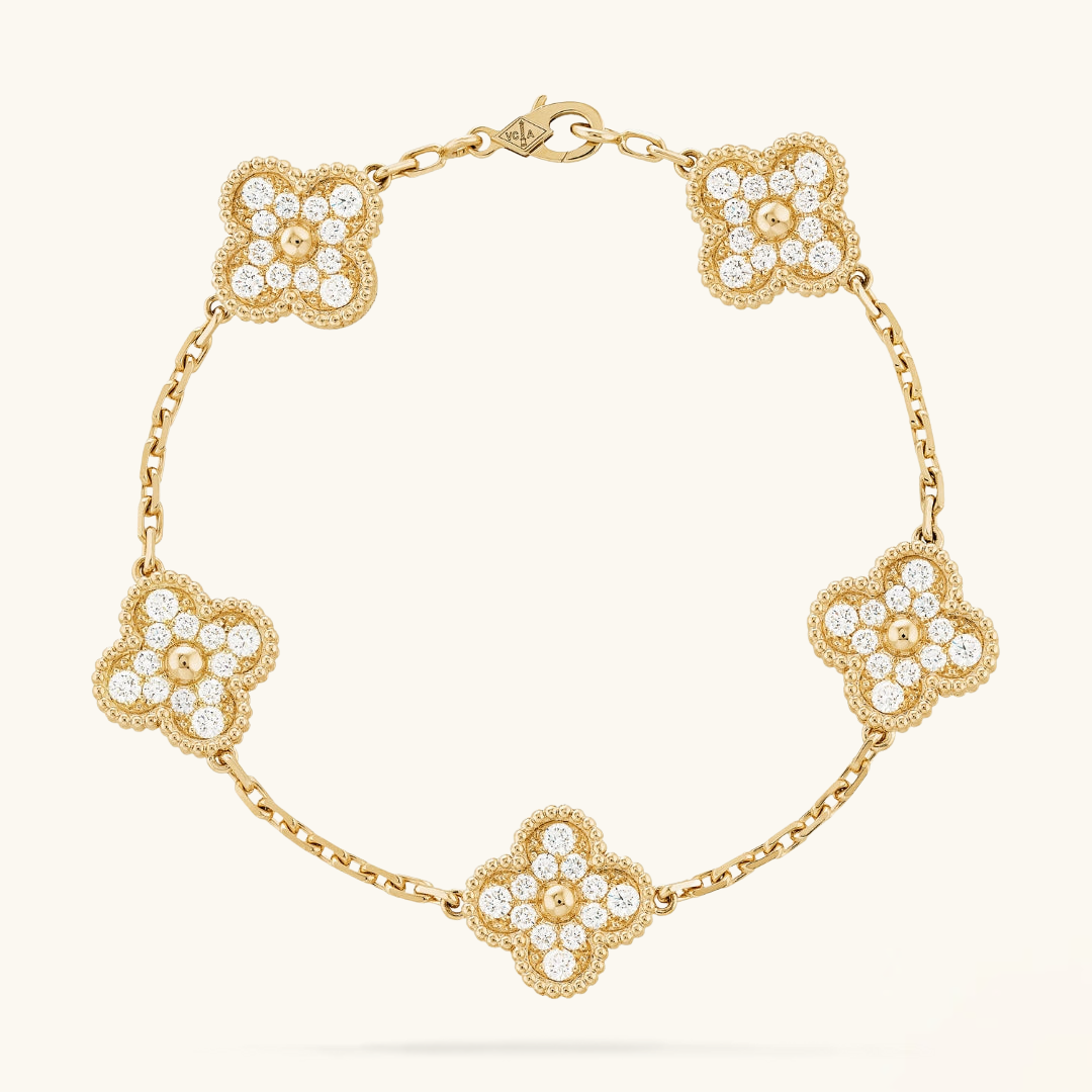 CLOVER | Goldene Prestige-Armband-Maison Doré