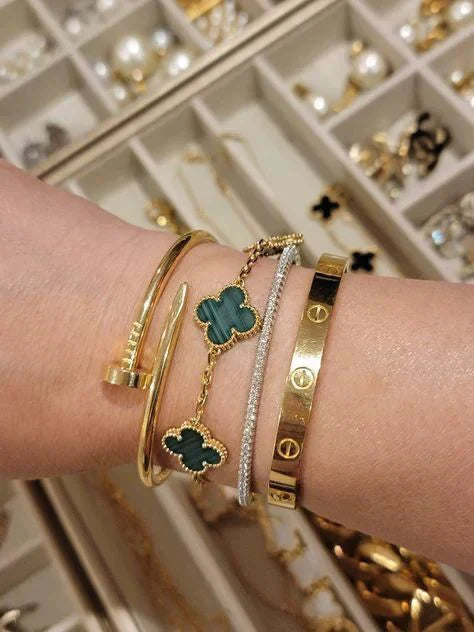 CLOVER | Grüne Armbanduhr-Maison Doré