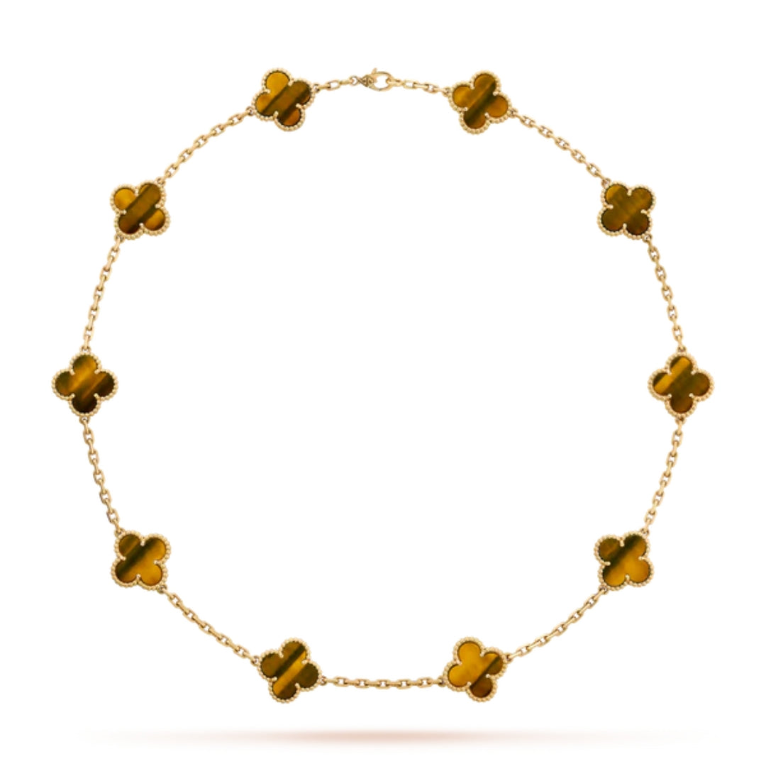 CLOVER | Halskette mit Tiger-Motiv 10-Maison Doré
