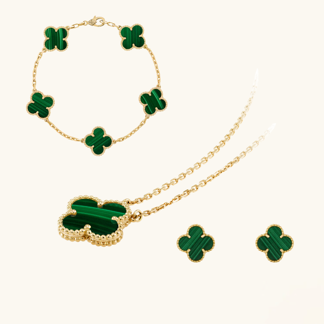 CLOVER | Premium Grünes Set-Maison Doré