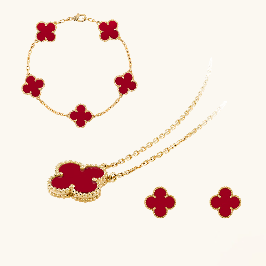 CLOVER | Premium Roter Set-Maison Doré