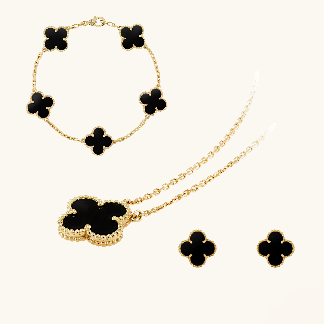 CLOVER | Premium Schwarzes Set-Maison Doré
